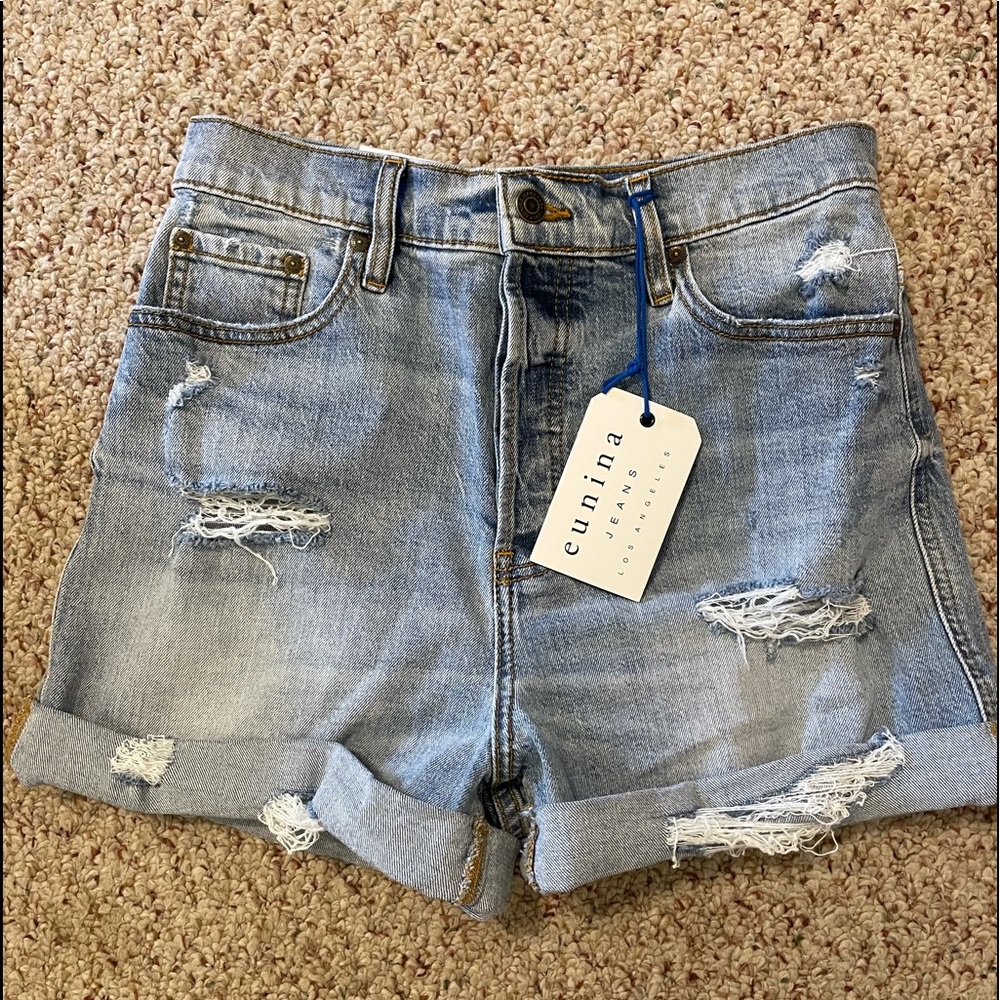 Eunina “Olivia” ultra high rise Mom shorts